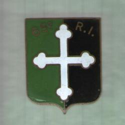 INSIGNE  65 ° regiment  infanterie d'armistice