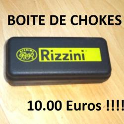 boite pour chokes de 53mm maxi + clé de marque RIZZINI - VENDU PAR JEPERCUTE (SZA924)