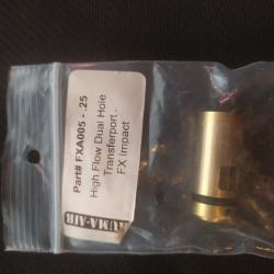 FX airguns Port de transfert high flow dual hole cal. 25