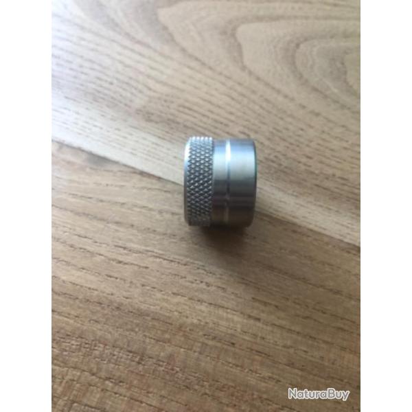 Bague inox M18x100