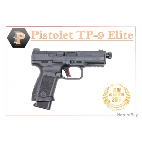 Pistolet TP-9 ELITE COMBAT noir 9X19 Promo !