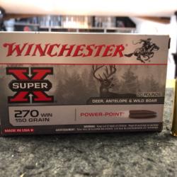 Winchester Power Point Calibre 270 Win 150 Grains