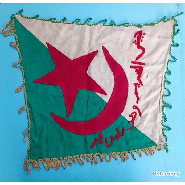 Drapeau Arme de libration nationale guerre d'Algrie