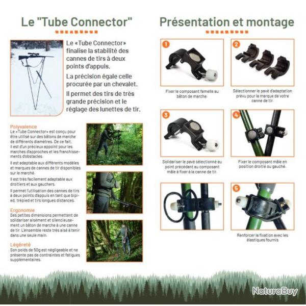 Tube Connector canne de pirsch