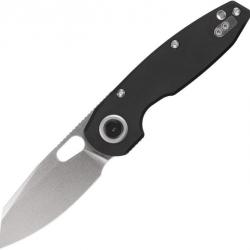 Couteau Vosteed Ankylo Black Manche Alu Lame Reverse Tanto Acier 154CM IKBS Vanchor Lock VOSA1908