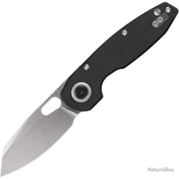 Couteau Vosteed Ankylo Black Manche Alu Lame Reverse Tanto Acier 154CM IKBS Vanchor Lock VOSA1908