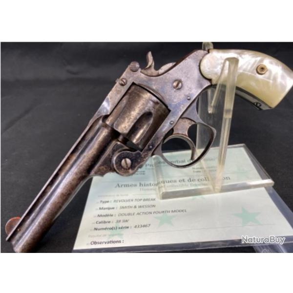 Revolver Smith et Wesson 38 sw 4 eme modle