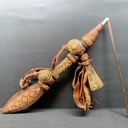 BEAU SABRE MANDINGUE TRADITIONNEL DU XX SIECLE, LAME FORGEE, ART AFRICAIN, MALINKE