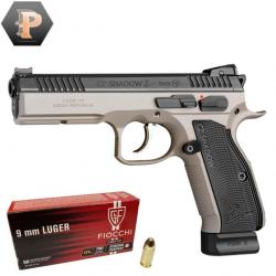 Pistolet CZ 75 Shadow II urban grey Cal.9x19 + 500 Munitions