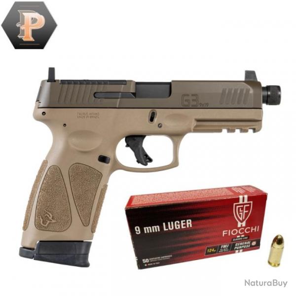 Pistolet Taurus G3 Tactical FDE Cal.9x19 + 500 Munitions