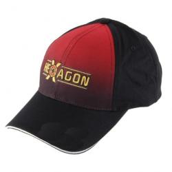 Casquette Geco Hexagon Rouge/Noir - Rouge/Noir