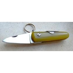 COUTEAU  JACQUES MONGIN M.O.F. MOD. COUP DE POING  NOGENT 1970 COMME NEUF COLLECTOR + ETUI GALUCHAT