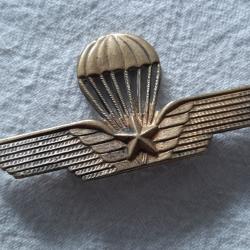 Brevet insigne parachutiste italien ancien. Bel présentation.