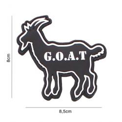 Patch 3D PVC GOAT (101 Inc) Noir