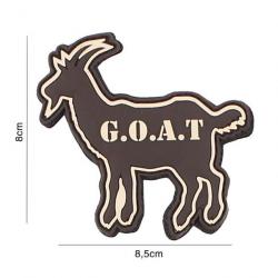 Patch 3D PVC GOAT (101 Inc) Marron