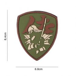 Patch 3D PVC Samurai Shield (101 Inc) OD