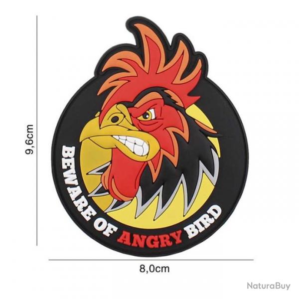 Patch 3D PVC Beware of Angry Bird (101 Inc)