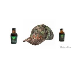 Wahoo - Attractant VITEX Goudliq 500g + Blackvit 500g + Casquette Sauer camo feuille