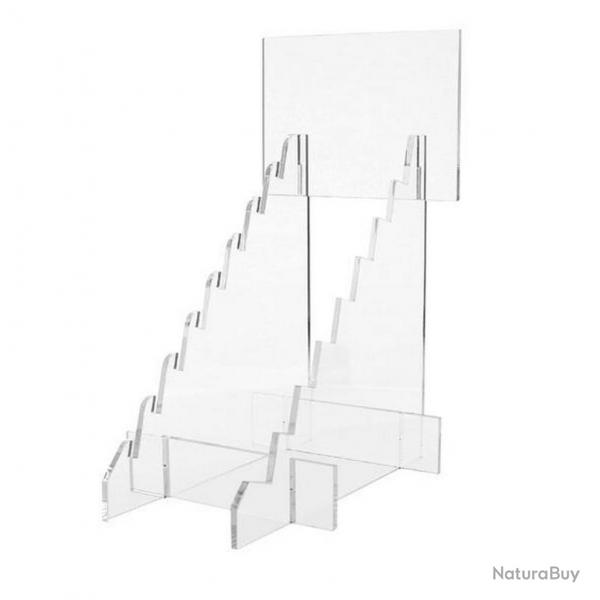 Support plexi pour 8 couteaux (vide)