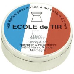 Boite de 500 plombs H&N École de tir Calibre 4,5 mm