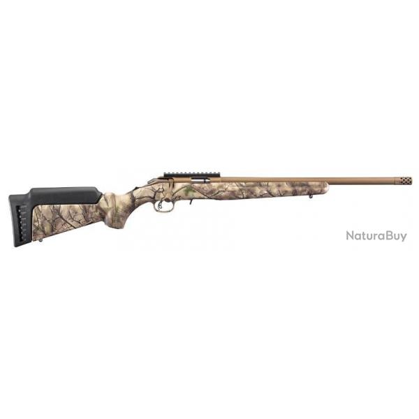 Carabine RUGER cal.17hmr american rimfire camo canon 46cm fileage 1/2x28