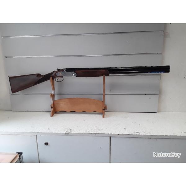 9208BIS FUSIL SUPERPOS FAIR DC32FMCI BOIS CAL12 CH76 CAN71CM ACIER CROSSE ANGLAISE NEUF