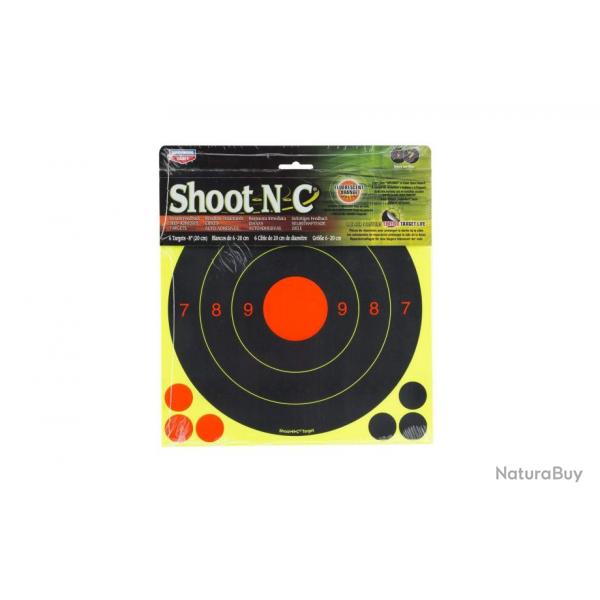 BIRCHWOOD CASEY SHOOT NC TARGETS PACK 6 CIBLES