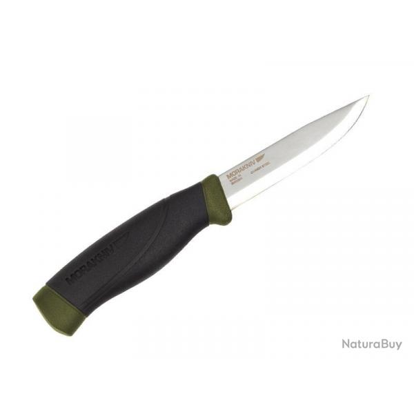 COUTEAU MORAKNIL COMPANION HEAVY DUTY NOIR/KAKI 10.5CM CARBONE