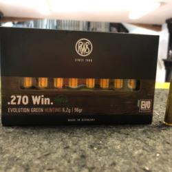 RWS Evo Green Calibre 270 Win 96 Grain