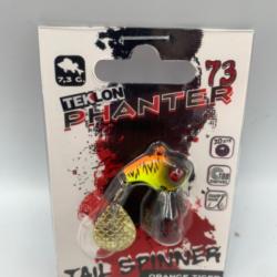 Leurre dur Teklon Panther 73 Tail Spinner orange tiger 7.3g