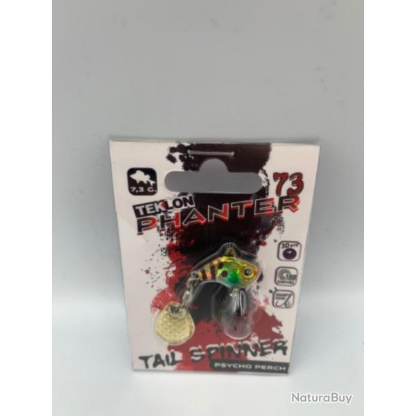 Leurre dur Teklon Panther 73 Tail Spinner Pyscho Perch 7.3g