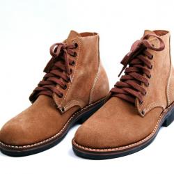 Chaussures US Service Shoes Army Roughout Boots M43 Daim