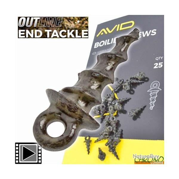 Vis  Appts Avid Carp Boilie Screws (par 25)