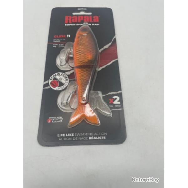 Leurre coulant Rapala super shadow rap glide 11