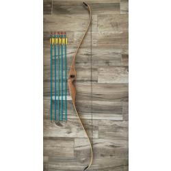 Arc recurve monobloc Ragim Brown Bear 35 livres 58'' droitier