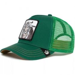 Casquette baseball arrière ouvert avec patch animal - Tigre vert