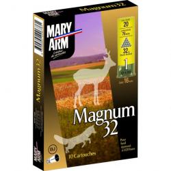 CARTOUCHE DE CHASSE MARY ARM MAGNUM 32 BJ CALIBRE 20