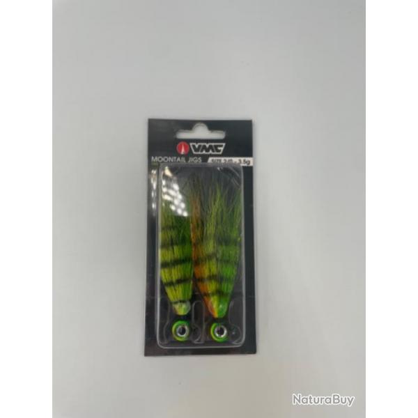 Leurre VMC moontail jigs Fire Tiger 3,5g