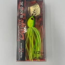 Leurre dur cuillère Cajun bladed jig 14g vert