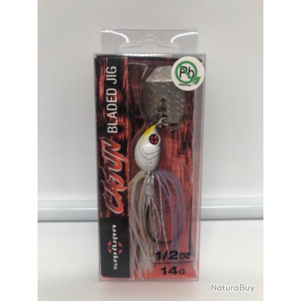 Leurre dur avec cuillre Sakura CAJUN Bladed jig 14g