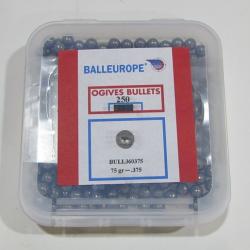 boite de 250 balles ronde poudre noire balleurope cal 36/375