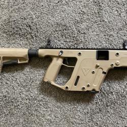 Pistolet mitrailleur KRISS Vector SBR Gen 2 FDE Calibre 9 mm Para