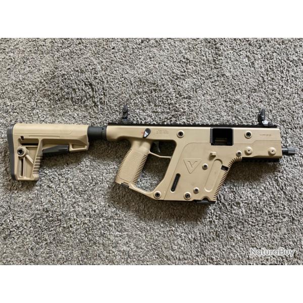 Pistolet mitrailleur KRISS Vector SBR Gen 2 FDE Calibre 9 mm Para