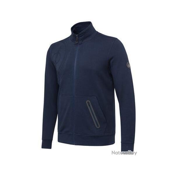 Sweat de chasse zipp bleu BERETTA