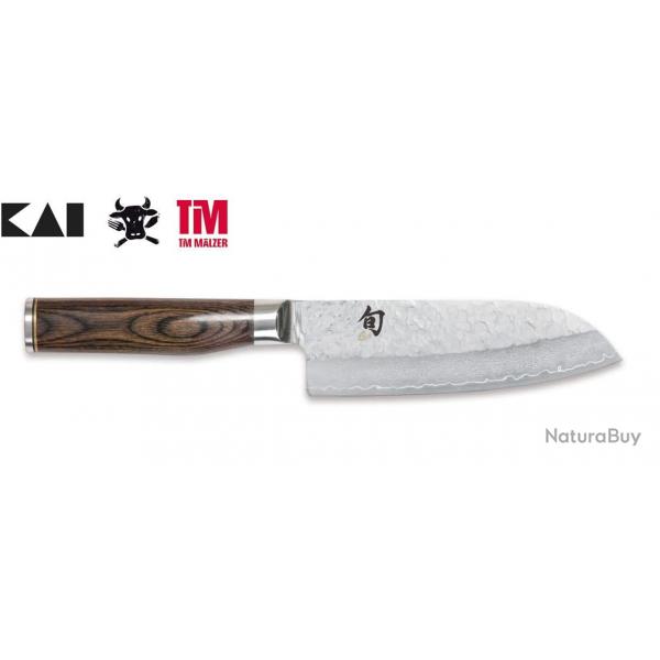 Kai TDM-1727 Shun Premier Tim Mlzer  Santoku Lame 5.5" (14 cm), Poigne 12 cm