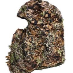 Cagoule camo 3d feuille