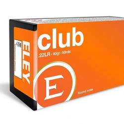 Cartouches Eley Club cal. 22 LR 22 Lr Eley Club