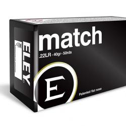 Cartouches Eley Match cal. 22 LR 22Lr ELEY Match