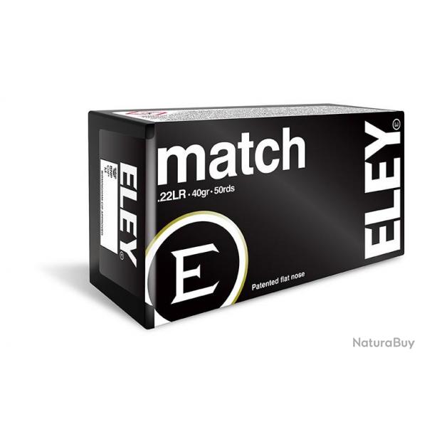 Cartouches Eley Match cal. 22 LR 22Lr ELEY Match