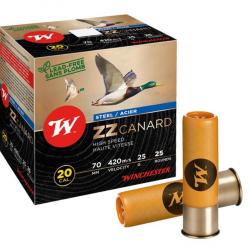 Cartouches Winchester ZZ CANARD - Cal. 20/70 ZZ CANARD Cal. 20-70, culot de 16,25 gr,N°4